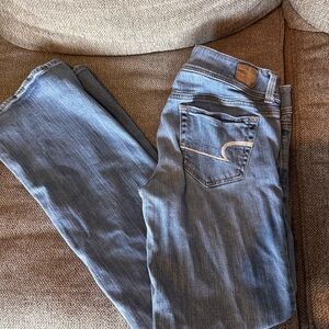 American Eagle Outfitters Boot Cut Jeans - Light Blue